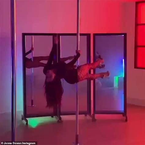 Jenna Dewan Flaunts Fit Physique As She Showcases Her Pole Dancing