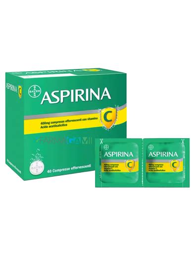 Aspirina C Raffreddore 40 Compresse Effervescenti