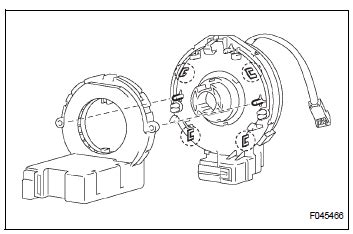 Toyota Sienna Service Manual Installation Steering Angle Sensor