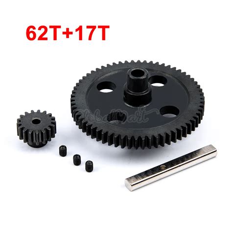 Steel Metal Spur Diff Gear T Reduction T Pinion Motor Gear