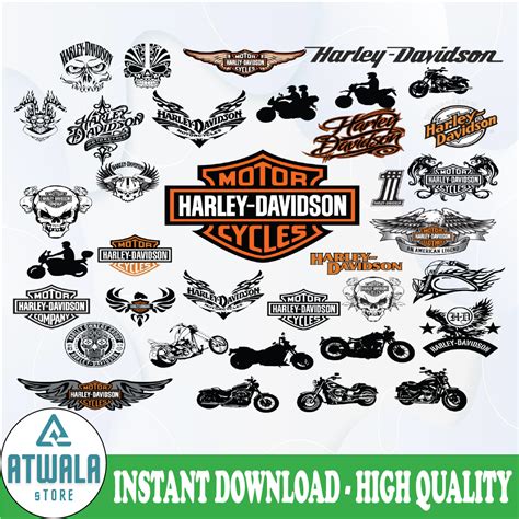 Harley Davidson Bundle Svg Png Dxf Harley Davidson Logo Svg Inspire