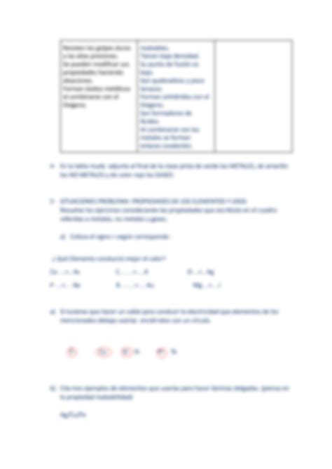 Solution Qu Mica Iones Metales No Metales Y Gases Docx Studypool