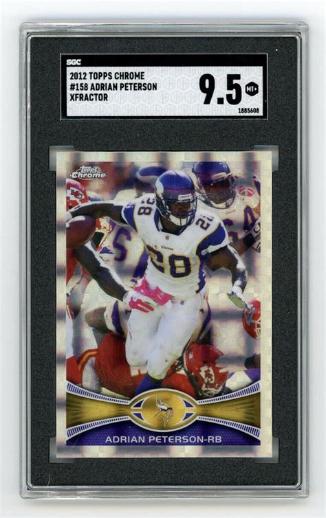 2012 Topps Chrome X Fractor 158 Adrian Peterson For Sale Online EBay