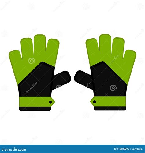 Isolated Goalkeeper Gloves Icon Stock Vector Illustration Of Save