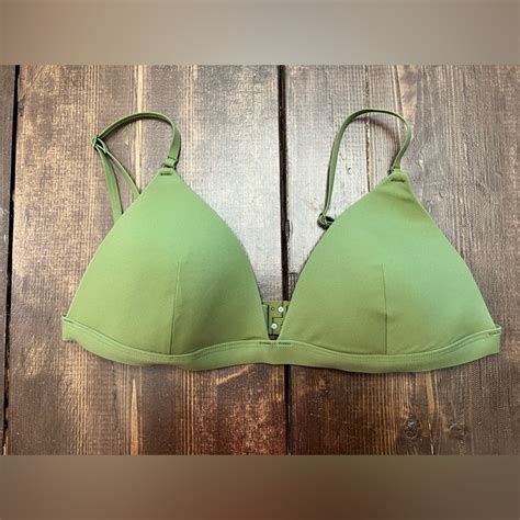 Zimmermann Green Triangle Bikini Top Gem