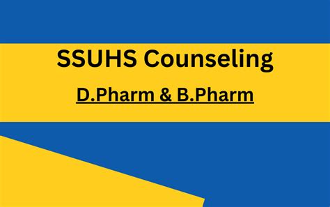 Ssuhs Dpharm And Bpharm Counseling Ssuhs Counseling Notice Out