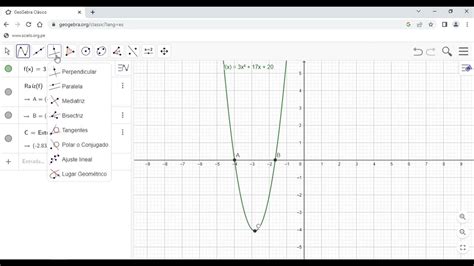 Función Cuadrática Con Geogebra Básica Youtube