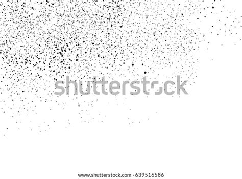 Multiple Random Black Particles Over White Stock Vector Royalty Free