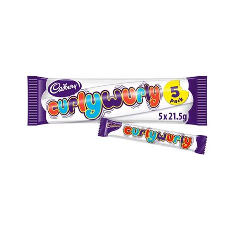 Cadbury Curly Wurly Chocolate Bar 5 Pack 1075g Posted Pick And Mix