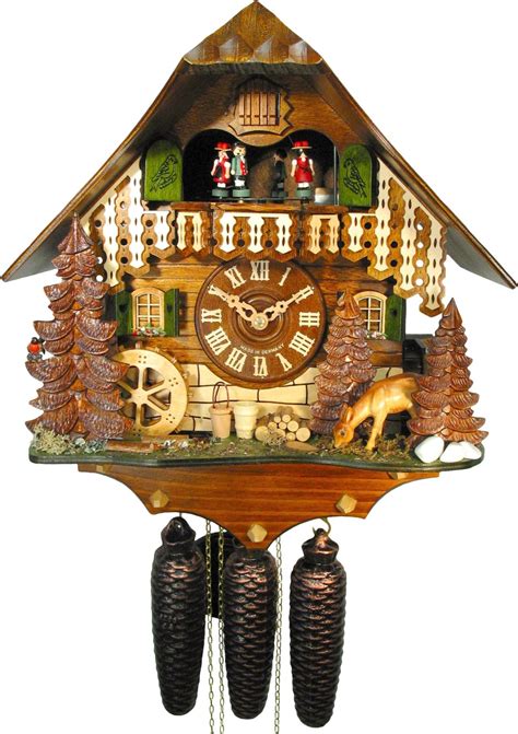 Cuckoo Clock Chalet Style Day Movement Cm By August Schwer Cuckoo