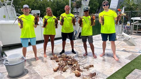 LOBSTER MINI SEASON 2024 Day 1 We Got Caught In A STORM Catch Clean