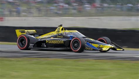 Graham Rahal On IndyCar Front Row At Mid Ohio With Pole Sitter Colton