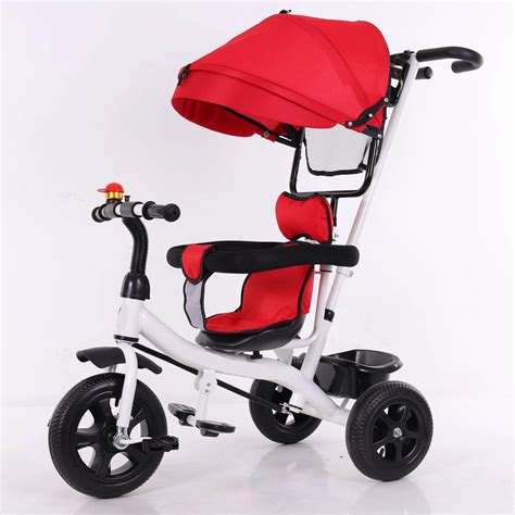 Children Tricycle Vehicle With Tent China Child Scooter For Baby 3 In