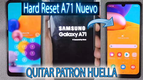 Hard Reset A Como Quitar Pin Patron Contrase A Huella Metodo