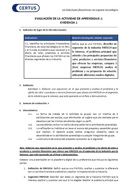 Lineamientos De Evaluaci N Aa Evaluaci N De La Actividad De