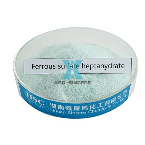 China Ferrous Sulphate Heptahydrate Feso47h2o Fertilizer Mining Grade