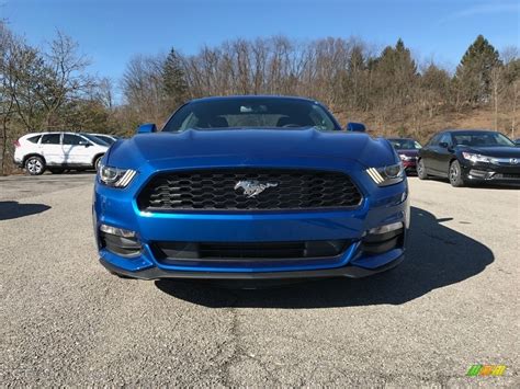 2017 Lightning Blue Ford Mustang V6 Coupe 118732201 Photo 2