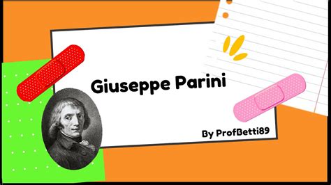 Giuseppe Parini Vita Pensiero E Il Giorno Prof Betti Youtube