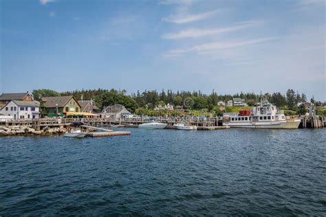 July 4, 2019: Port Clyde, a Small Fishing Village in Coastal Maine, on ...