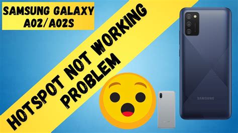 Samsung Galaxy A02 A02s Hotspot Not Working Problem Fixed Youtube