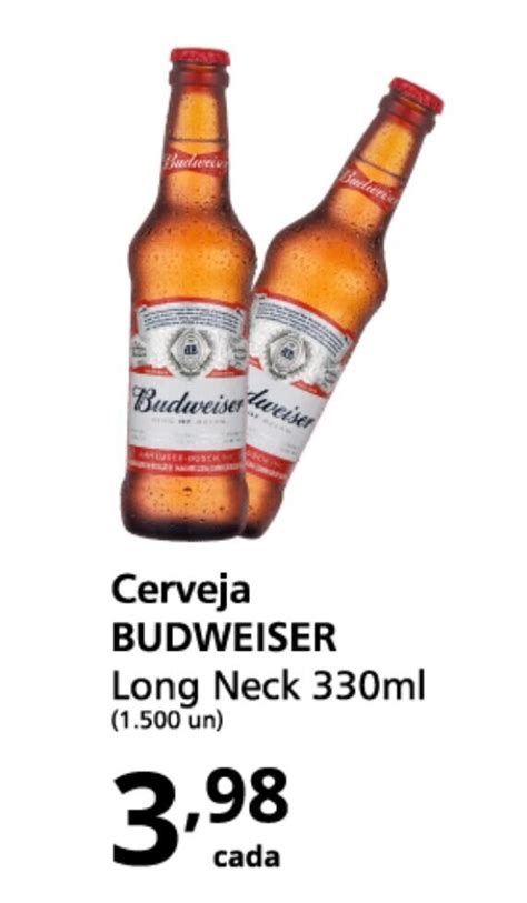 Cerveja Budweiser Long Neck 330ml Oferta Na Althoff Supermercados