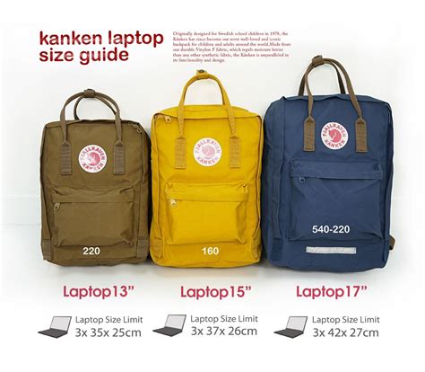 Laptop 131517 Kanken Backpack Backpack Fjallraven Bags