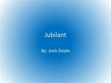 PPT - Jubilant PowerPoint Presentation, free download - ID:2724834