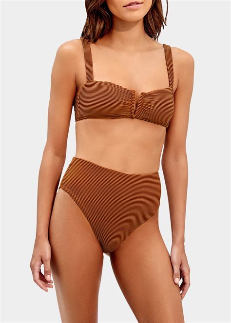 Vix Paula Hermanny Lina Ribbed Bikini Top Editorialist