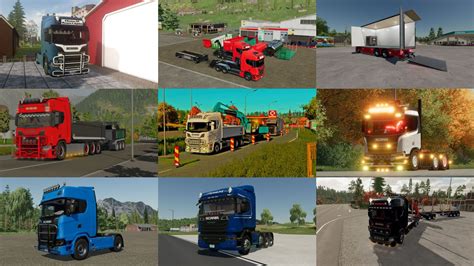 Pack Des Meilleurs Camions Scania Mods Pack FS22 KingMods