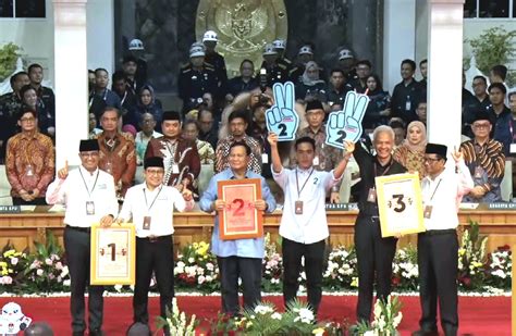 Ini Nomor Urut Pasangan Capres Cawapres Di Pemilu 2024 Ikaen Id