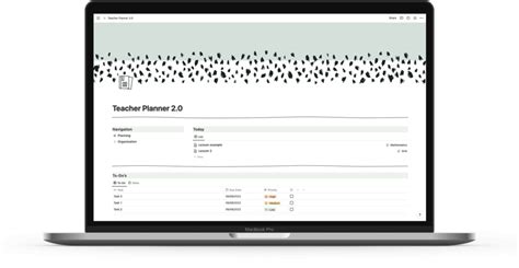 Digital Teacher Planner Notion Template For Teachers