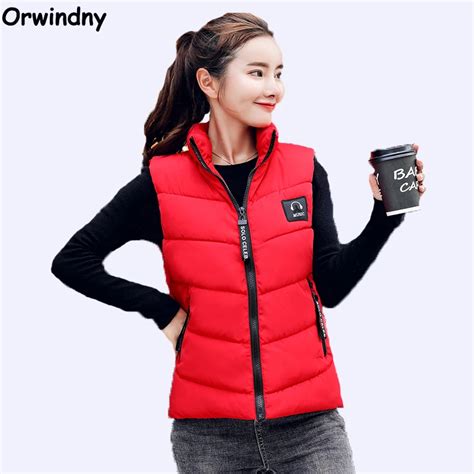 Orwindny 2018 Winter Vest For Women Sleeveless Winter Jacket Coat Plus