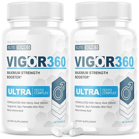 Vigor 360 Maximum Strength Booster 4 Bottles 240 Capsules Campestre