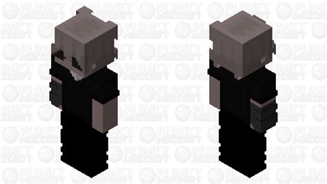 Full black Boy Minecraft Skin