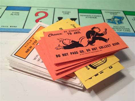 MONOPOLY Game Cards Community Chest Chance & Properties for