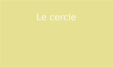 Le Cercle Par Edumoov Jenseigne Fr