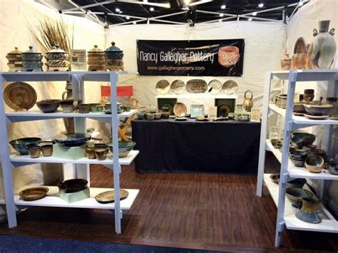 Pin By Sarah Catherine On Ceramic Ideas Pottery Booth Display Craft