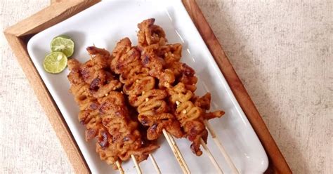 Resep Sate Usus Bumbu Rujak Oleh Febry Caturia Cookpad