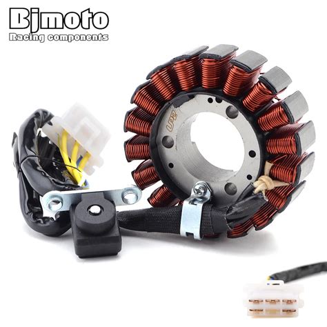 BJMOTO Generador De Magneto Para Motocicleta Alternador Bobina De