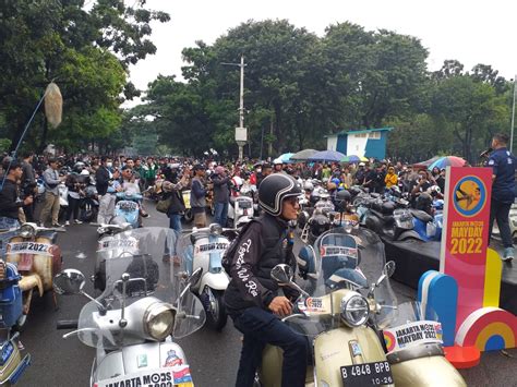 Menolak Lupa Ribuan Skuteris Meriahkan Jakarta Mods Mayday