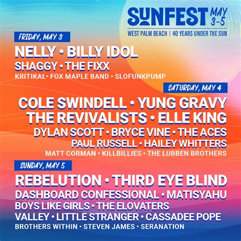 Sunfest 2024 Tickets To - Edita Gwenora