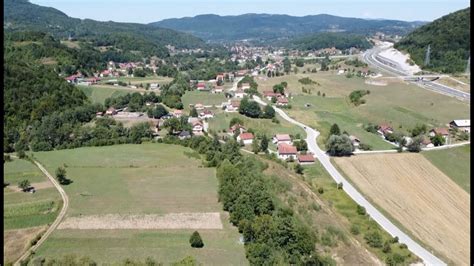 Dron Leti Iznad Lepenice Autoput A1 Drone Above Lepenica Sarajevo