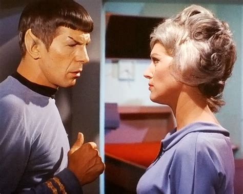 Leonard Nimoy Spock Nurse Chapel Star Trek TOS The Naked Time Star Trek Tos Leonard Nimoy