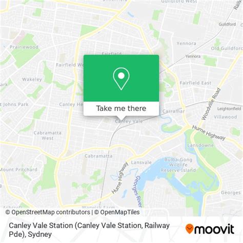 How to get to Canley Vale Station (Canley Vale Station, Railway Pde) by bus or train?