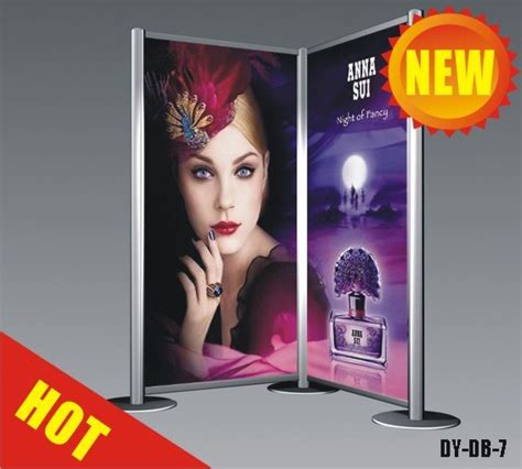 Heavy Duty Poster Rack Folding Exhibition Aluminum Banner Stand China