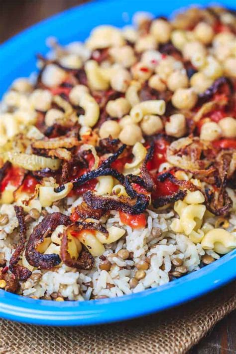 Egyptian Koshari Recipe | The Mediterranean Dish