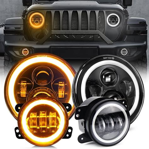 Amazon Cafopar Round Led Headlights Fog Light Dot Approved