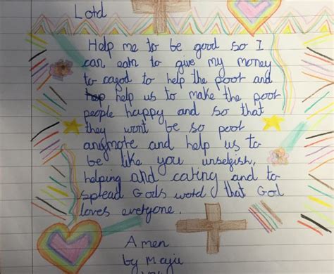 Cafod Prayers St Josephs Catholic Primary School