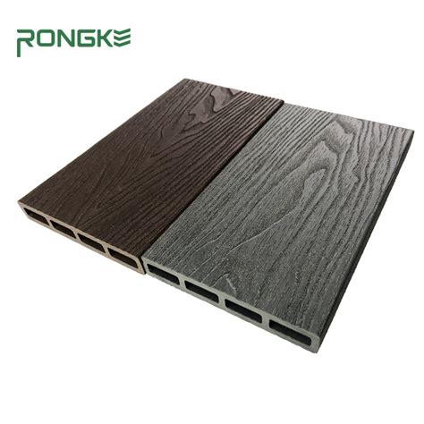 Multi Color Size Square Hole 3D Embossed Board WPC Decking China 3D