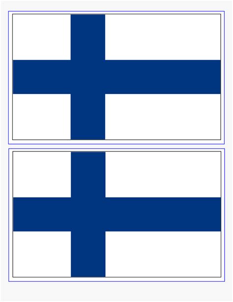 Finland Flag Main Image Printable Flag Of Finland Hd Png Download